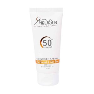کرم ضد آفتاب بدون رنگ SPF50 مدیسان