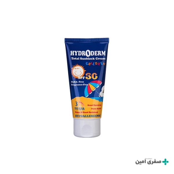 Total Sunblock Cream SPF30 For Children Hydroderm