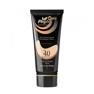 کرم ضد آفتاب کرم پودری spf40 بژ فیتو وان