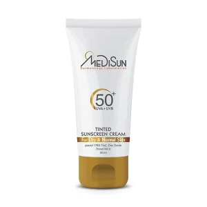 کرم ضد آفتاب رنگی SPF50 مدیسان