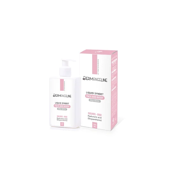 Dermangeline Liquid Syndet Dry Skin Face and Body 200ml