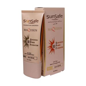 کرم ضد آفتاب کرم پودری و پرایمری SPF50 سان سیف