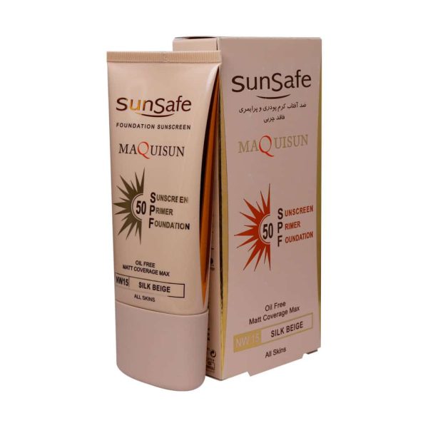 کرم ضد آفتاب کرم پودری و پرایمری SPF50 سان سیف