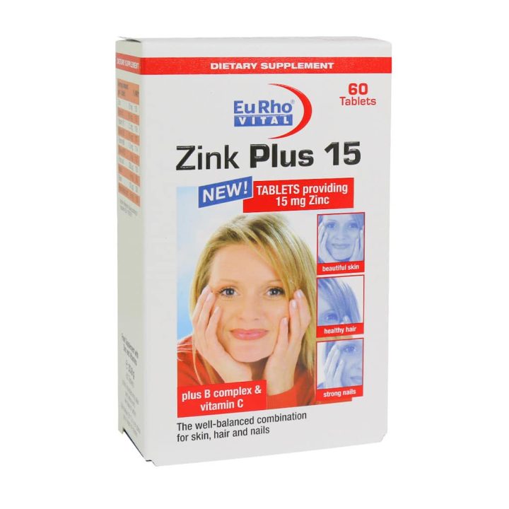 Eurho-Vital-Zink-Plus-15-mg-60-Tabs Eurho Vital Zink Plus 15 mg 60 Tabs